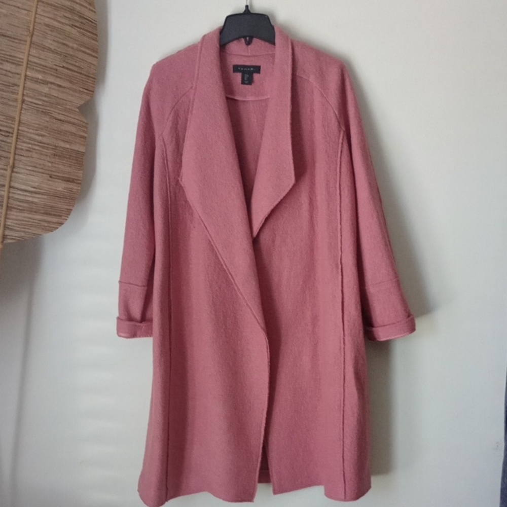 Tahari Soft Pink Trench Coat